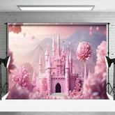 Aperturee - Aperturee Floral Fairy Tale Wonderland Castle Photo Backdrop
